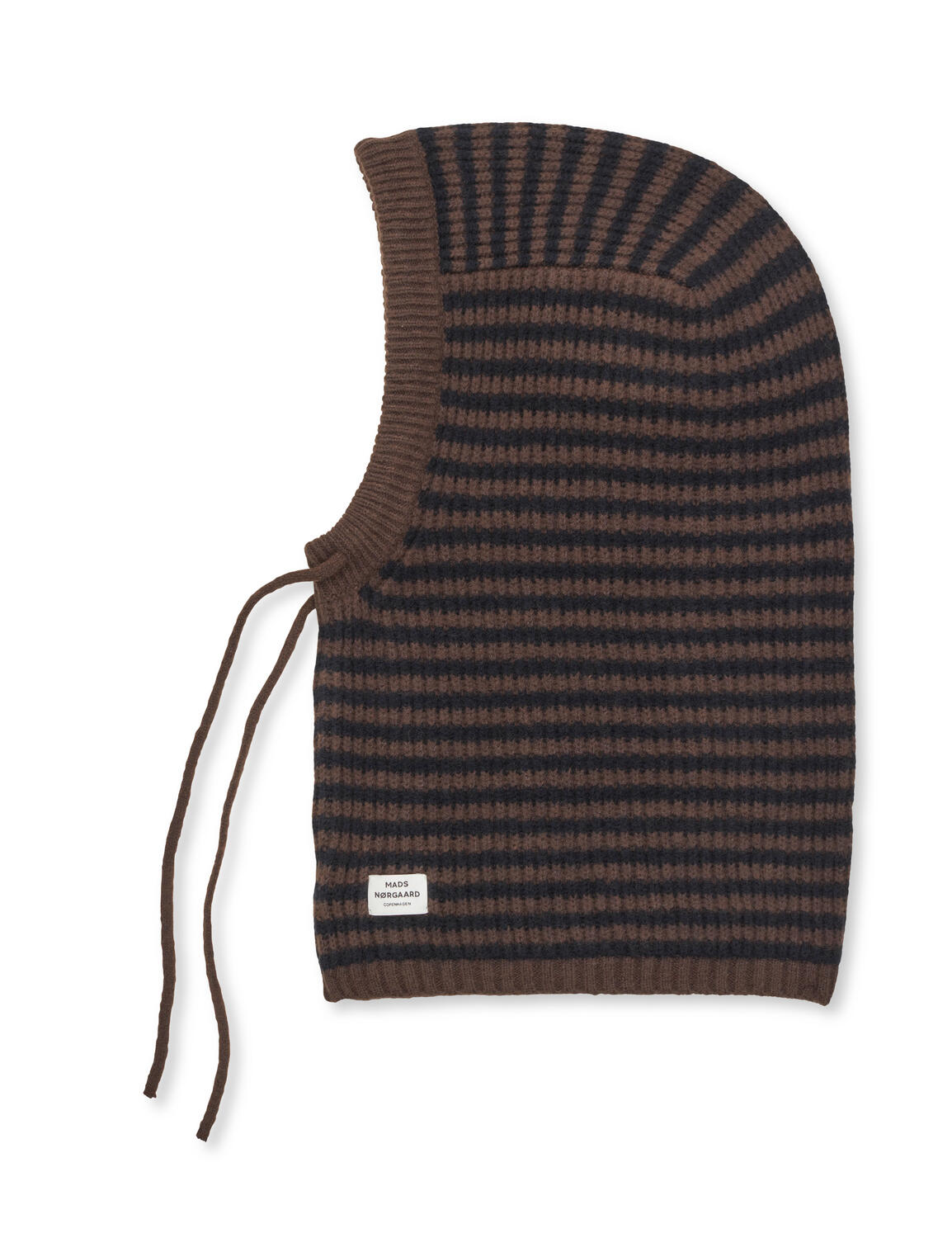 Tosca Balando Stripe balaclava – Black/Demitasse